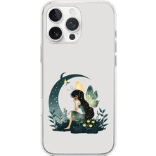 Zeyno Apple Iphone 13 Pro Uyumlu Ay Perisi  Desenli Silikon Kılıf