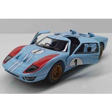 Kinsmart 1:32 1966 Ford Gt Mk2 Dt Çek-Bırak Metal Araba