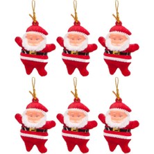 Mediterian Renkli Noel süsleri, 6'lı set, yılbaşı ağacı için güzel ve eğlenceli dekorasyon seçeneği