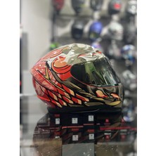 Scoyco 869 Wild Gold Vizörlü Kapalı Kask