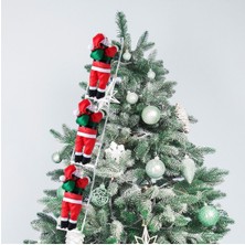 Merdiven Tırmanan Noel Baba 95CM 3lü