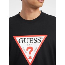 Guess Jeans Siyah Erkek T-Shirt M4YI45K8FQ4JBLK Gj Ss Cn Os Iconıc