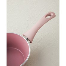 English Home Pretty Alüminyum Mini Sos Tencere 14 cm Pembe