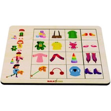 Balatoyz Kodlamaya Giriş 3’lü Ilişkiler Giysiler,doğa,,doğum Günü Puzzle Set