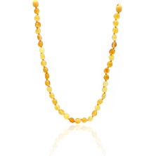 Midyat Nurtaş Gümüş  Ukrayna Damla Kehribar Çocuk Kolyesi 201023498