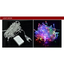Tekno Trust 10 M Rgb 100 LED Fişli Noel Parti Yılbaşı Ağaç Dekoratif Aydınlatma Lambası Animasyonlu Süsleme