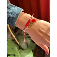 Atelier Çağla Murano Cam Narlı Yıldız Yonca Fatma Ana Yılbaşı Yeniyıl Marteniçka Şans Bilekliği