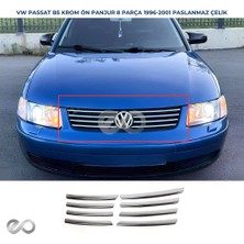 Ebal Oto Vw Passat Krom Ön Panjur 8 Prç. 1996-2001 Arası P. Çelik