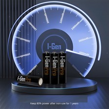 I-Gen Batteries I-Gen Pro P161 4 Adet AA 2950 mAh Şarj Edilebilir Kalem Pil 1.2V Ni-MH Şarjlı Pil
