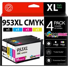 tonermax Hp Officejet Pro 8725 Muadil Kartuş Takımı