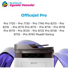 tonermax Hp Officejet Pro 8725 Muadil Kartuş Takımı