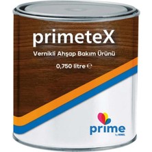 Hemel Primetex Koyu Meşe 0,75 Lt Vernikli Ahşap Bakım Ürünü