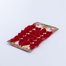 Yılbaşı Süsü, 12LI Kurdele Seti, Kırmızı