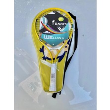 Çantalı Kort Çocuk Tenis Raketi Set 21 Inç