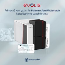 Evolis RCT0232NAA 1 Panel Siyah Ribon 2000 Baskı
