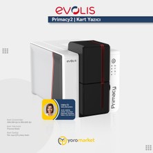 Evolis RCT0232NAA 1 Panel Siyah Ribon 2000 Baskı
