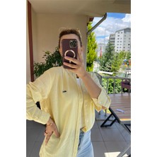 Fayzan Oversize Sarı Lagos Gömlek Sarı