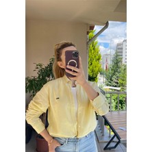 Fayzan Oversize Sarı Lagos Gömlek Sarı