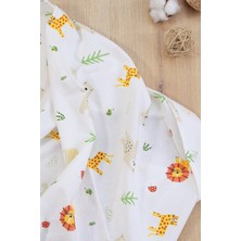 Sitilin Kız Erkek Bebek Unisex Pazen Kundak Battaniye STL6843