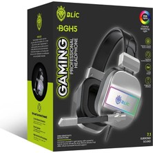 Blic Bgh5 Rgb Aydınlatmalı 7.1 Mikrofonlu USB Gaming Oyuncu Kulaklığı