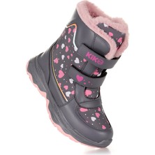 Kiko Kids Kartanesi Cırtlı Kız Çocuk Kar Bot Soğuk Suya Dayanıklı