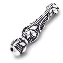 Yaprak Işlemeli 925 Ayar Gümüş Tesbih Imamesi 201023432