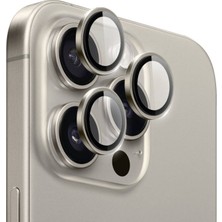 Xclass Teknoloji iPhone 16 Pro/16 Pro Max ve iPhone 15 Pro Safir Kamera Lens Koruyucu Uygulama Aparatlı