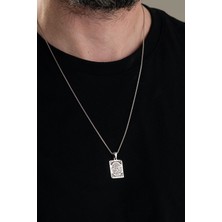 TMT Silver Gümüş Ayetel Kürsü Ayetli Erkek Zincir Kolye