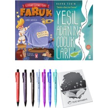 Yeşil Adanın Çocukları ve Uzaydaki Gizemli Robot Faruk 2'li Set - Kalem