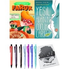 Yeşil Adanın Çocukları ve Sınıftaki Gizemli Saat Faruk 2'li Set - Kalem