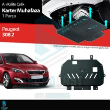 Peugeot 308 Çelik Karter Muhafaza Koruma 2013-2019 A+ Kalite
