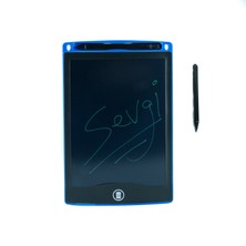 Uzman İthalat Çocuk Yazı Tahtası Dijital Ekran Kalemli 20*15 cm Mavi