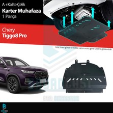 Chery Tiggo 8 Pro Çelik Karter Muhafaza Koruma 2022 Üzeri A+ Kalite