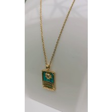 Çelik 1.sınıf Çelik Kararma Yapmaz Güneş Figürlü Tarot Kolye