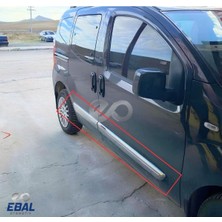 Ebal Oto Peugeot Bipper Krom Yan Kapı Çıtası 4 Prç. 2008-2015 P. Çelik