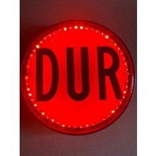 Dur Levhasi LED Işikli Servis Araçlarina Uygun Stop Lambasi 12