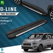 Citröen Berlingo  B-Line Krom Yan Basamak  2018 Sonrası Uyumlu