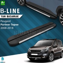 Peugeot Partner Tepee B-Line Krom Yan Basamak 2008-2018 Arası Uyumlu