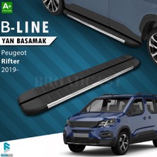 Peugeot Rifter B-Line Krom Yan Basamak 2019- Sonrası Uyumlu