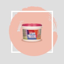 Bi'Boya Rutubet ve Nem Karşıtı, Isı Yalıtım İç Cephe Duvar Boyası 2.5 Lt Nar Çiçeği