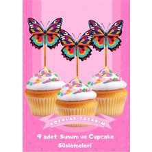 Doğum Günü Davet ve Özel Gün Cupcake ve Sunum Süslemeleri