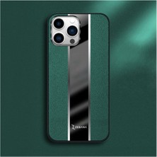 Zebana Apple iPhone 12 Pro Uyumlu Kılıf Premium Deri Kılıf Yeşil