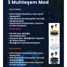 G20 Kablosuz Kulakiçi Oyuncu Kulaklığı Rgb Işıklı 3 Modlu Bluetooth 5.2