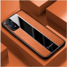 Zebana Xiaomi Redmi Note 11 Pro Uyumlu Kılıf Premium Deri Kılıf Kahverengi