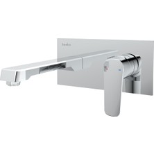 Teska Quasar Pro Lavabo Bataryası-Krom