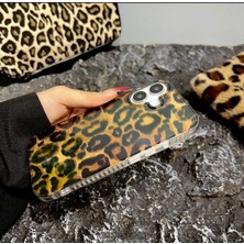 Iphone 16 Uyumlu Leopar Desenli Silikon Kılıf