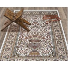 Mevlana Bazaar Desenli 60*120 Bej Ipek Seccade