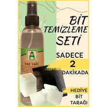 Aktarzane Bit Seti - Gaz Yağı(150cc) - Kafurun Tablet - Bit Tarağı