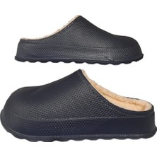 Akınalbella Içi Kürklü Lacivert Ortopedik Şık Ev Terliği