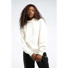 Reebok Lux Oversızed Hoodıe Ekru Kadın Sweatshirt